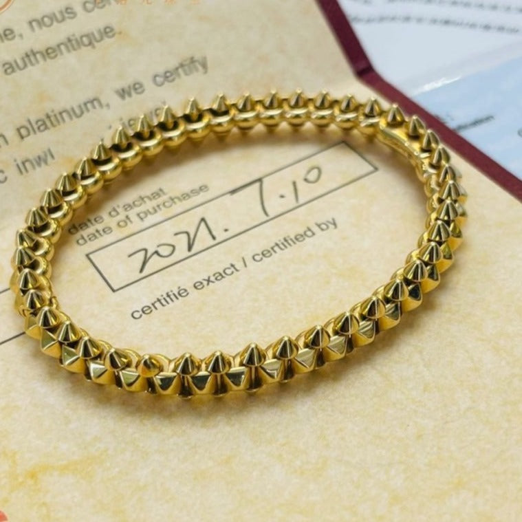 [OrnoraJewelry]CLASH GOLD BRACELET
