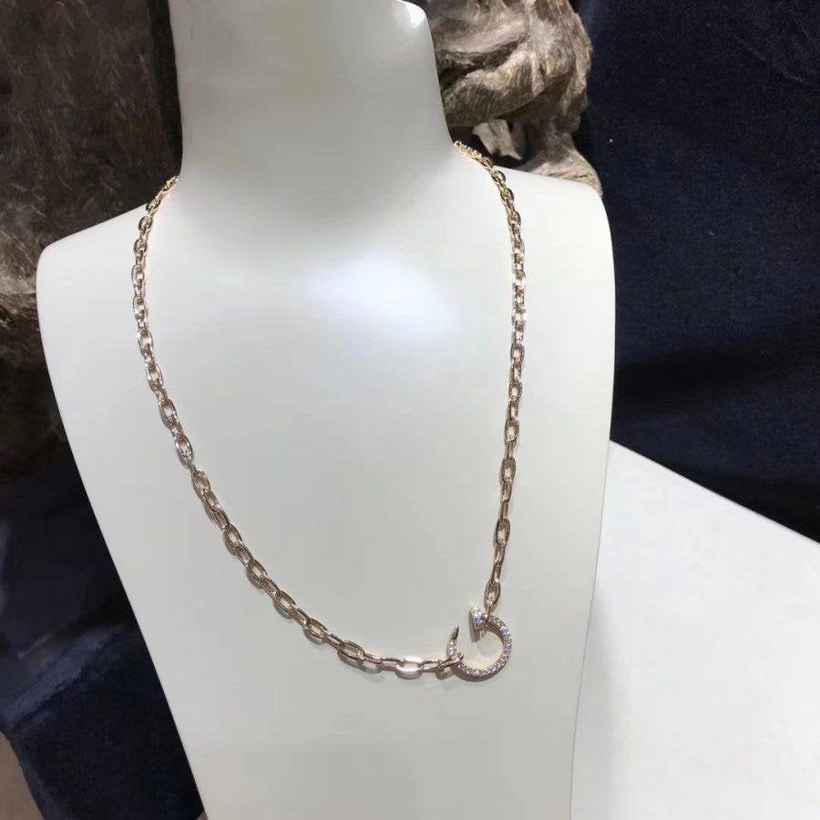 [OrnoraJewelry]JUSTE NECKLACE FULL DIAMONDS