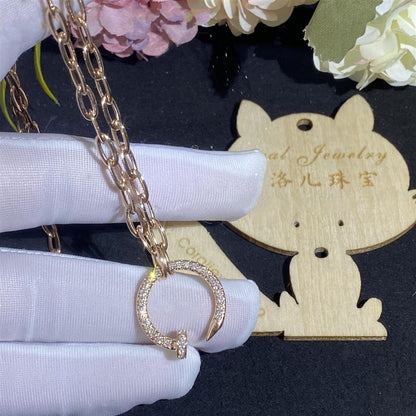 [OrnoraJewelry]JUSTE NECKLACE FULL DIAMONDS