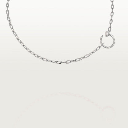 [OrnoraJewelry]JUSTE NECKLACE FULL DIAMONDS