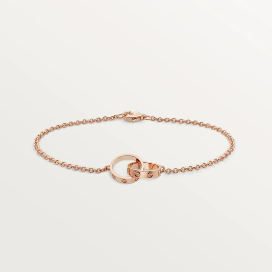 [OrnoraJewelry]LOVE BRACELET DOUBLE RING