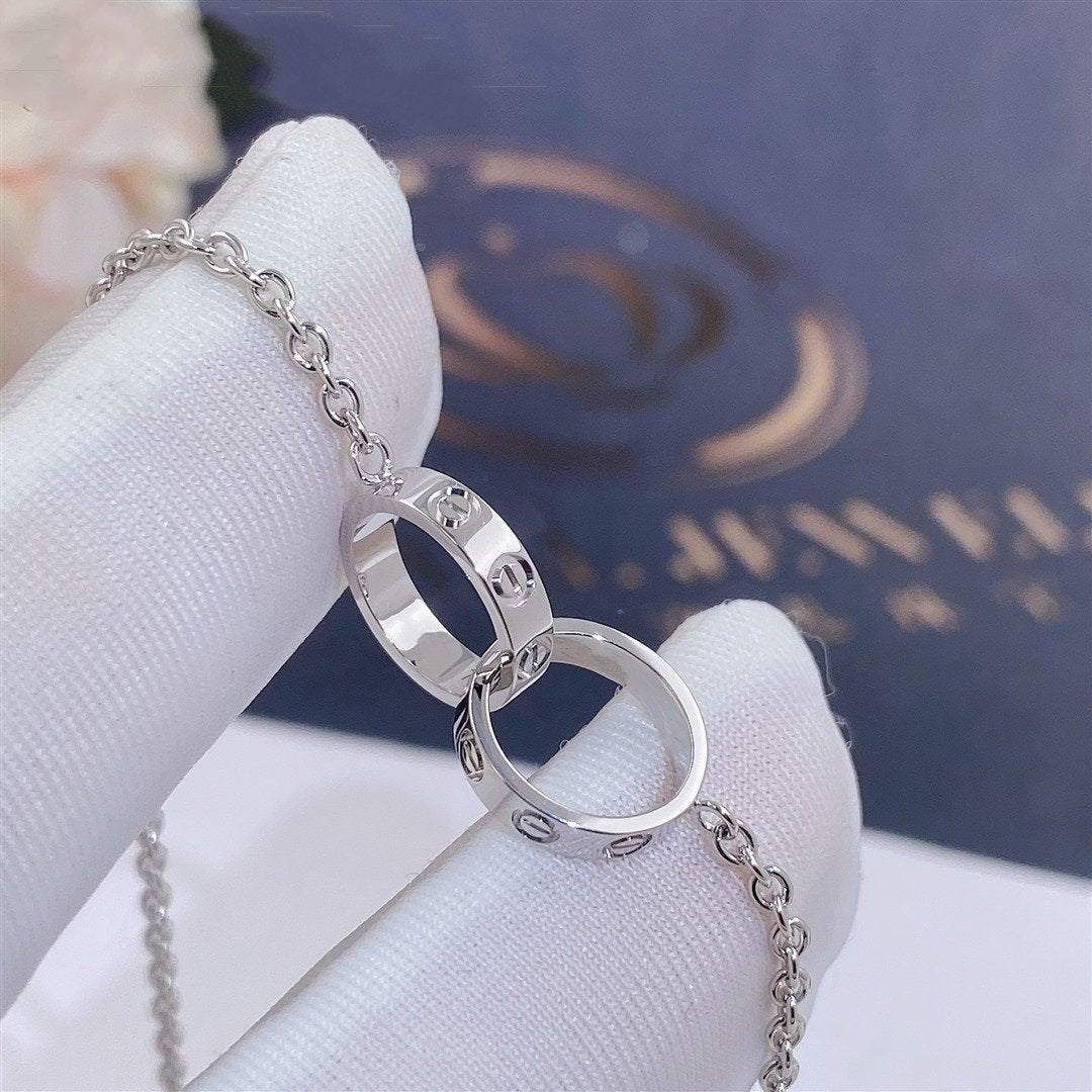 [OrnoraJewelry]LOVE BRACELET DOUBLE RING