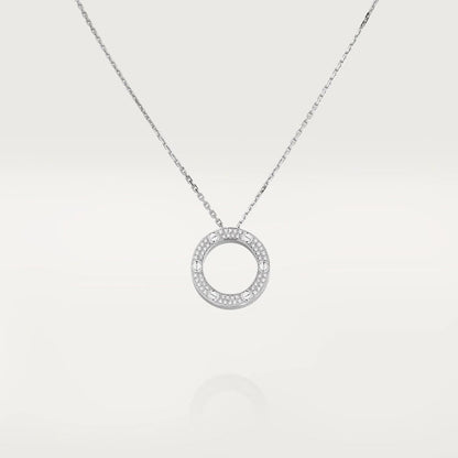 [OrnoraJewelry]LOVE NECKLACE ADJUSTABLE SILVER