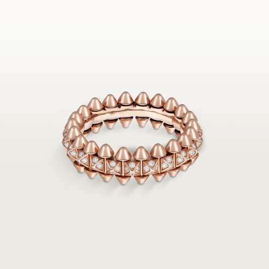 [OrnoraJewelry]CLASH 6.4MM SMALL FULL DIAMOND RING