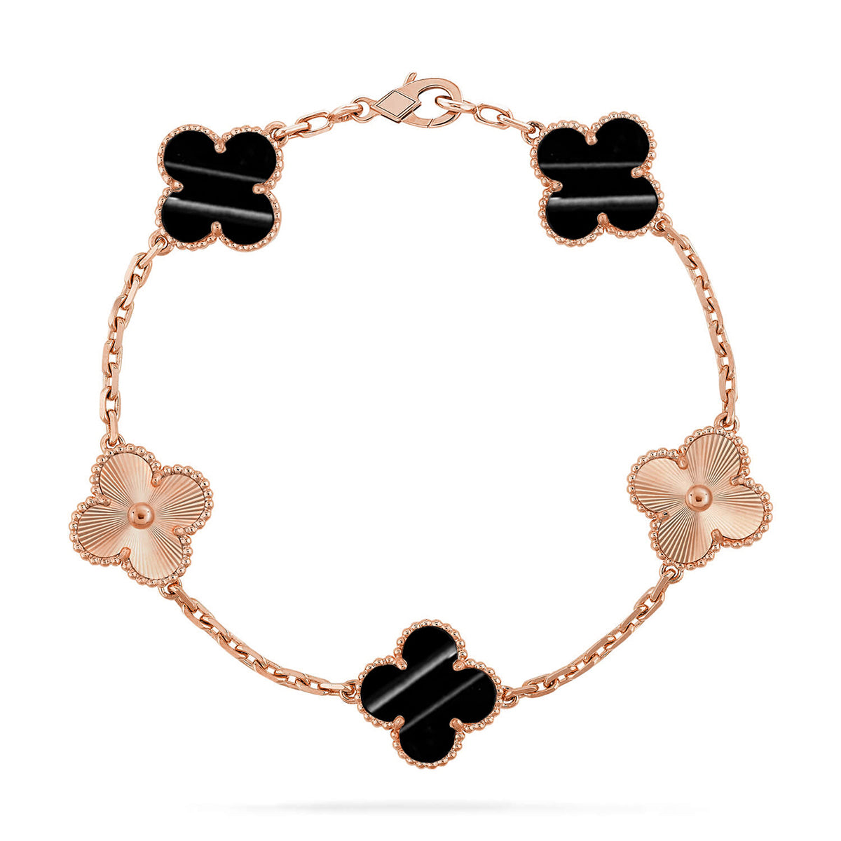 [OrnoraJewelry] CLOVER 5 MOTIF PULSAR STONE BRACELET COLLECTION