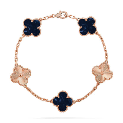 [OrnoraJewelry]CLOVER 5 MOTIF PIETERSITE BRACELET COLLECTION