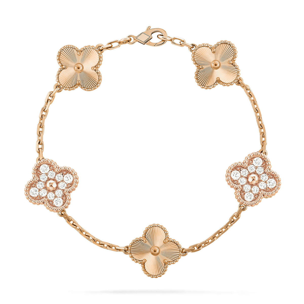 [OrnoraJewelry] CLOVER 5 MOTIF LASER BRACELET COLLECTION