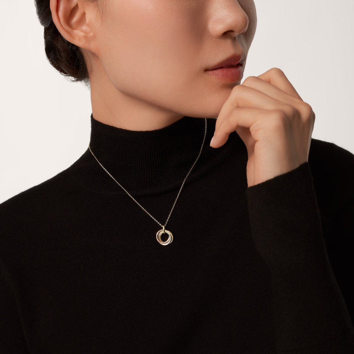[OrnoraJewelry]TRINITY SMALL NECKLACE