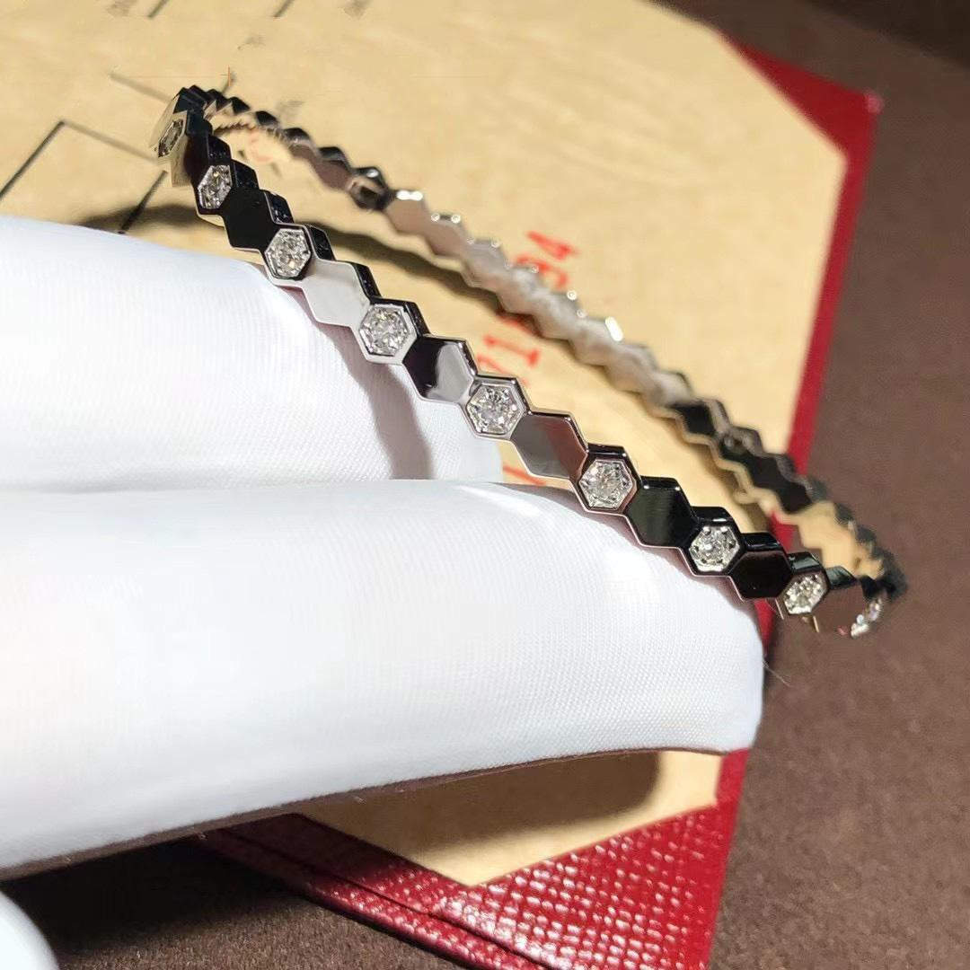 [OrnoraJewelry]BEE LOVE SILVER DIAMOND BRACELET