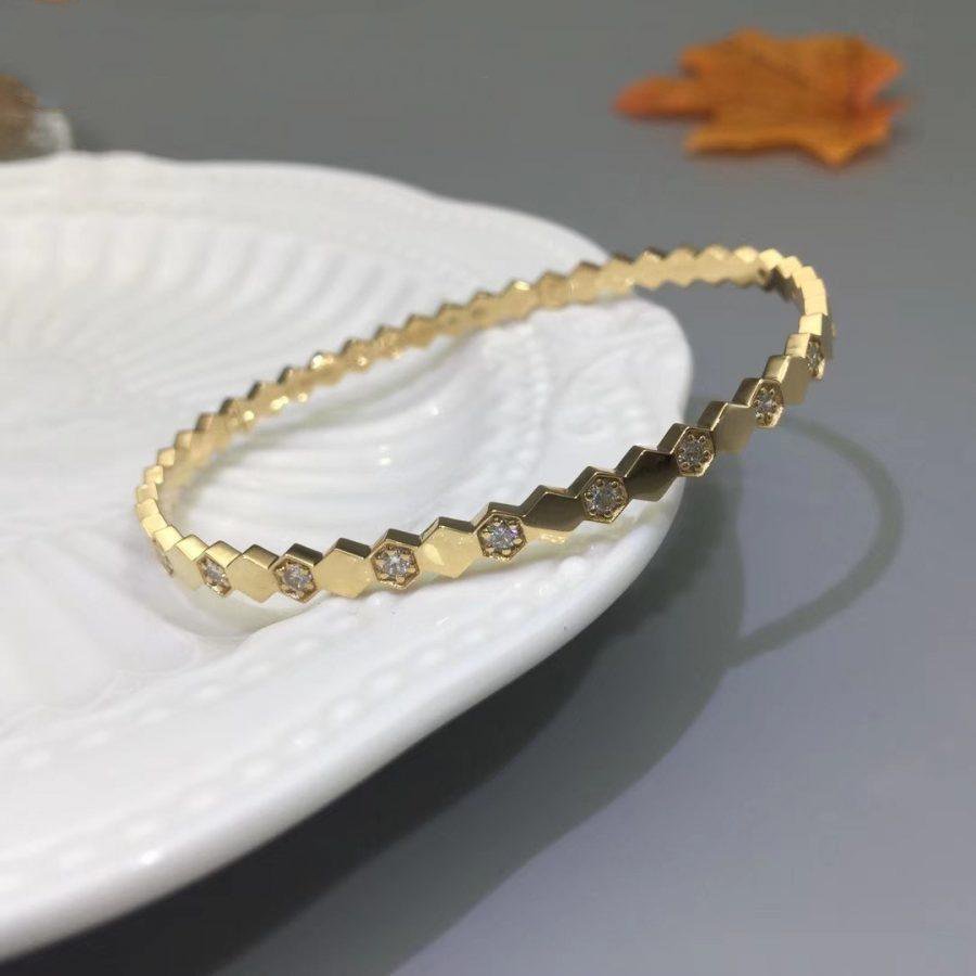 [OrnoraJewelry]BEE LOVE GOLD DIAMOND BRACELET