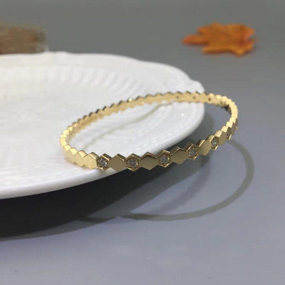 [OrnoraJewelry]BEE LOVE GOLD DIAMOND BRACELET