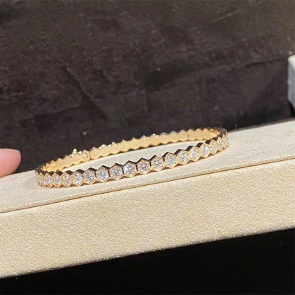 [OrnoraJewelry]BEE LOVE GOLD BRACELET FULL DIAMOND