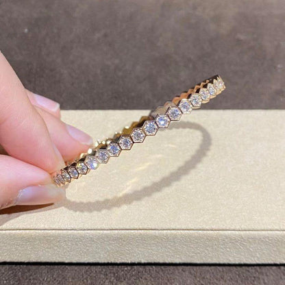 [OrnoraJewelry]BEE LOVE GOLD BRACELET FULL DIAMOND
