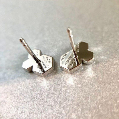[OrnoraJewelry]BEE LOVE SILVER DIAMOND EARRINGS