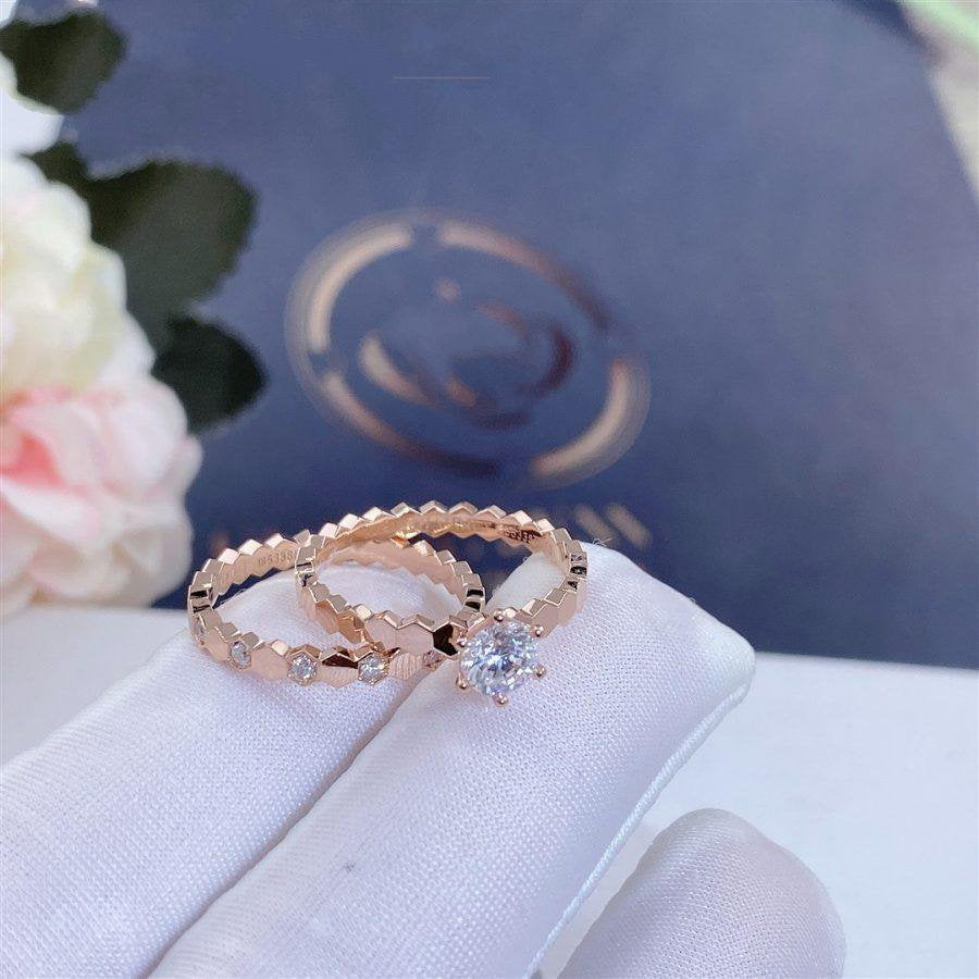[OrnoraJewelry]BEE LOVE RING PINK GOLD 1 DIAMOND