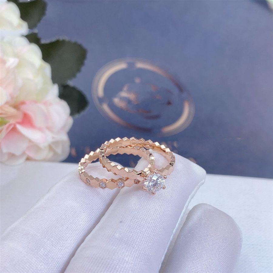 [OrnoraJewelry]BEE LOVE RING PINK GOLD DIAMOND