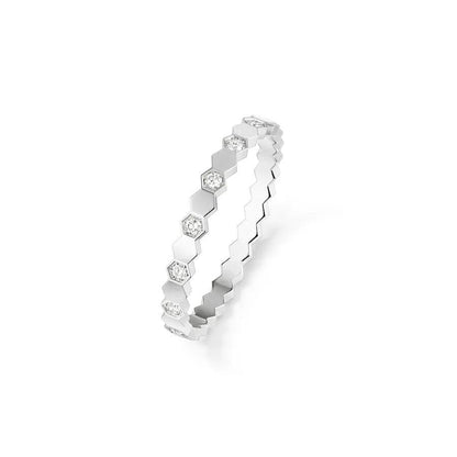 [OrnoraJewelry]BEE LOVE RING SILVER DIAMOND