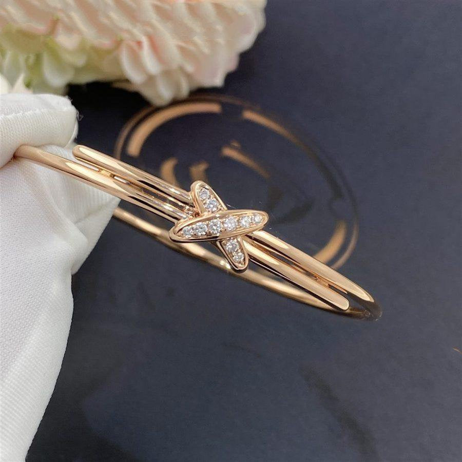 [OrnoraJewelry]JEUX DE BRACELET PINK GOLD DIAMONDS