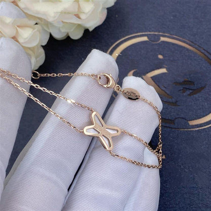 [OrnoraJewelry]JEUX BRACELET WHITE MOP PINK GOLD 1 DIAMOND