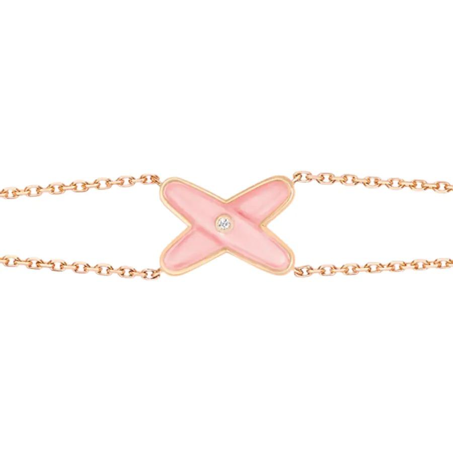 [OrnoraJewelry]JEUX BRACELET PINK MOP PINK GOLD 1 DIAMOND