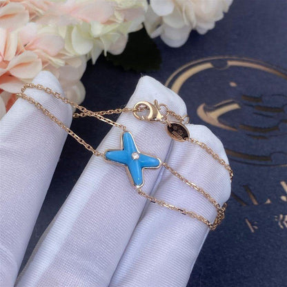 [OrnoraJewelry]JEUX BRACELET TURQUOISE PINK GOLD 1 DIAMOND
