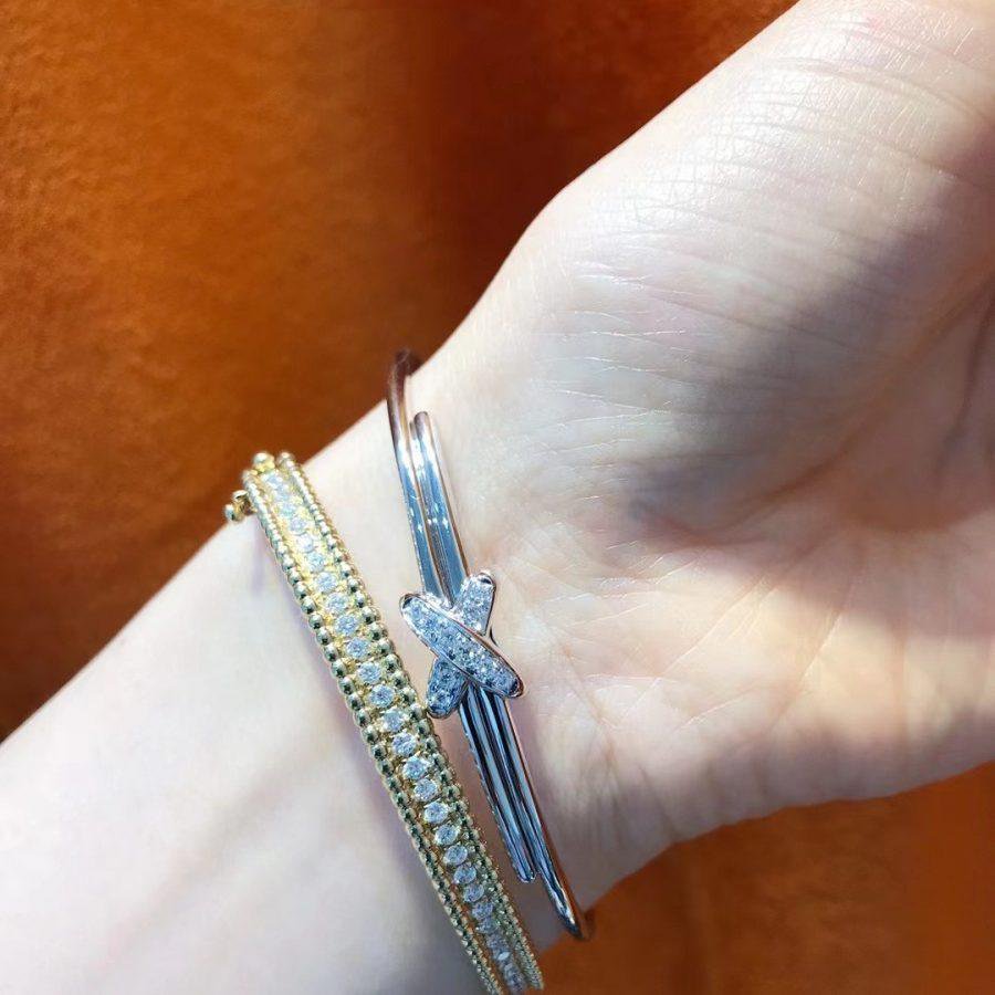 [OrnoraJewelry]JEUX DE BRACELET SILVER DIAMONDS