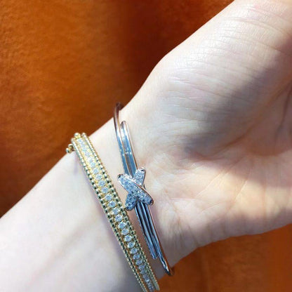 [OrnoraJewelry]JEUX DE BRACELET SILVER DIAMONDS