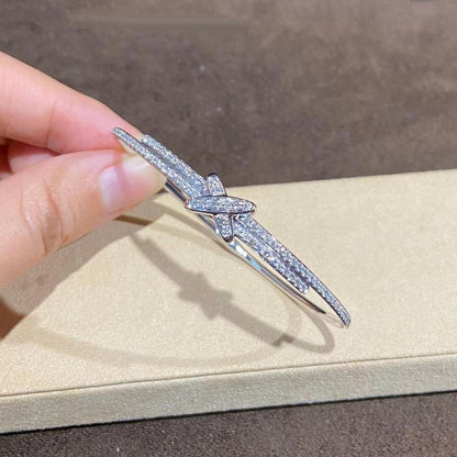 [OrnoraJewelry]JEUX DE BRACELET DIAMONDS SILVER