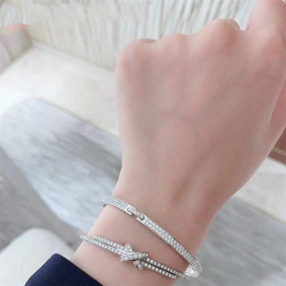 [OrnoraJewelry]JEUX DE BRACELET DIAMONDS SILVER