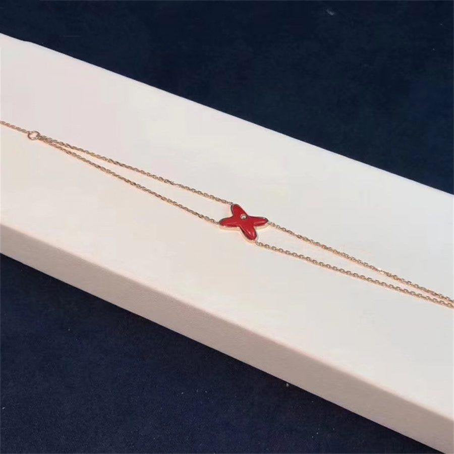 [OrnoraJewelry]JEUX BRACELET CARNELIAN PINK GOLD 1 DIAMOND