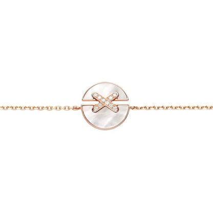 [OrnoraJewelry]JEUX DE BRACELET MOP PINK GOLD DIAMONDS
