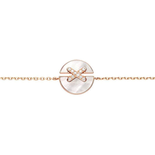[OrnoraJewelry]JEUX DE BRACELET MOP PINK GOLD DIAMONDS