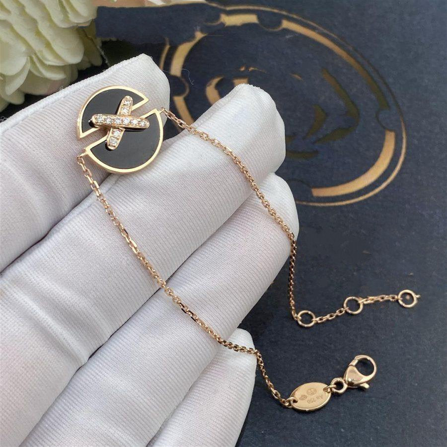 [OrnoraJewelry]JEUX DE BRACELET ONYX PINK GOLD DIAMOND