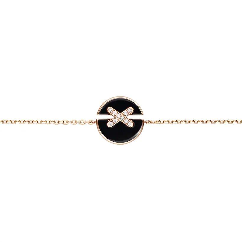[OrnoraJewelry]JEUX DE BRACELET ONYX PINK GOLD DIAMOND