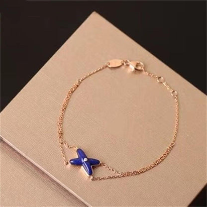 [OrnoraJewelry]Hollow Design Four-Leaf Clover Flower Shape Ring