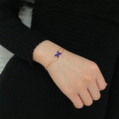 [OrnoraJewelry]Hollow Design Four-Leaf Clover Flower Shape Ring