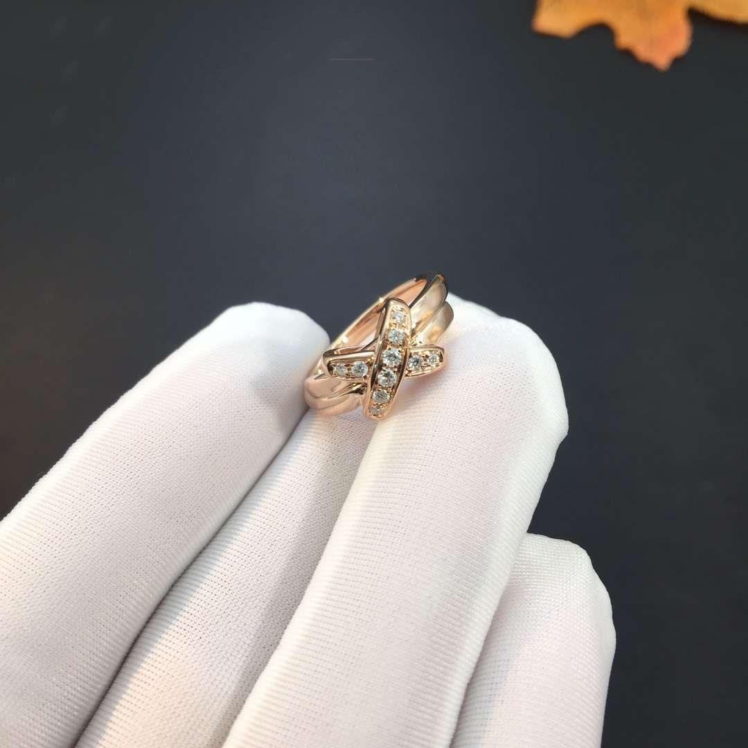 [OrnoraJewelry]JEUX DE PINK GOLD DIAMOND RING