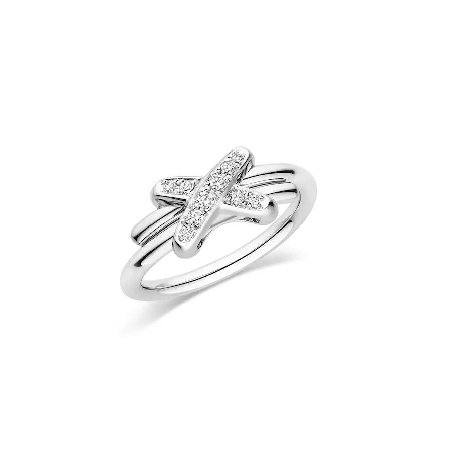 [OrnoraJewelry]JEUX DE SILVER DIAMOND RING