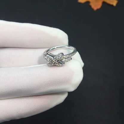 [OrnoraJewelry]JEUX DE SILVER DIAMOND RING