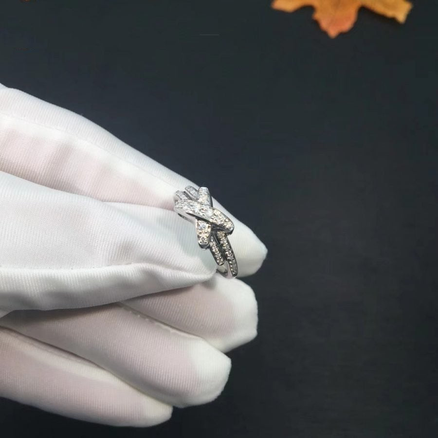 [OrnoraJewelry]JEUX DE SILVER DIAMOND RING