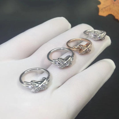 [OrnoraJewelry]JEUX DE SILVER DIAMOND RING