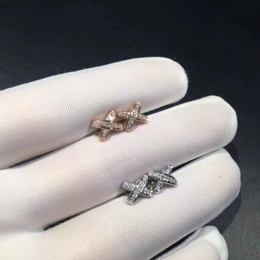 [OrnoraJewelry]JEUX DE DIAMOND EARRINGS