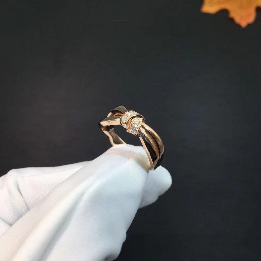 [OrnoraJewelry]LIENS RING PINK GOLD DIAMOND