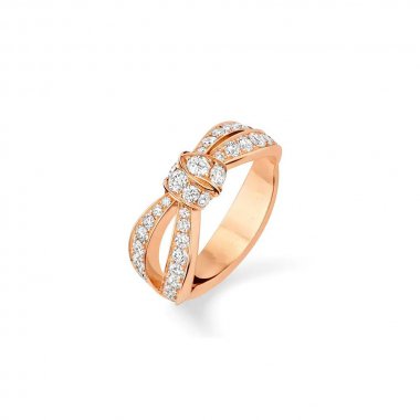 [OrnoraJewelry]LIENS PINK GOLD DIAMOND RING