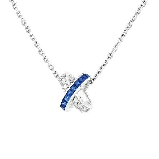 [OrnoraJewelry]LIENS DIAMOND SILVER NECKLACE