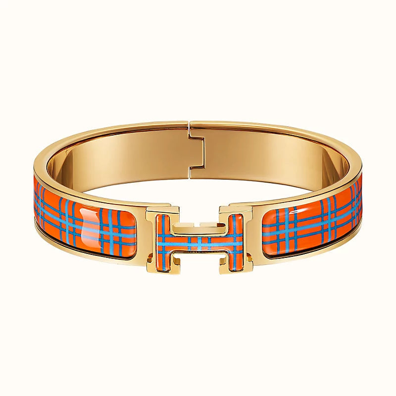 [OrnoraJewelry]H TARTAN BRACELET 12MM