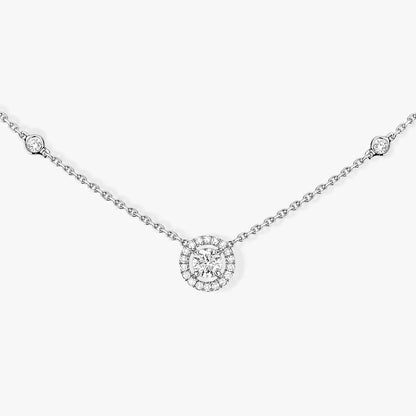[OrnoraJewelry]Diamond Necklace 0,20ct Brilliant Shape Joy