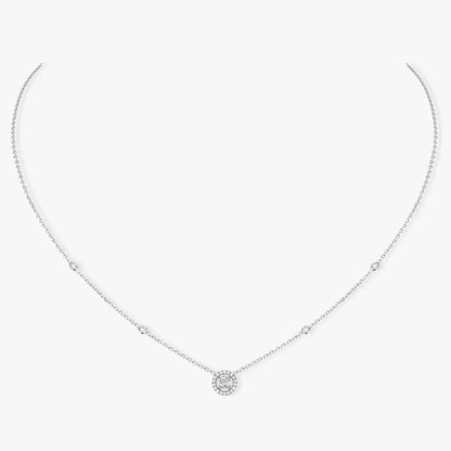 [OrnoraJewelry]Diamond Necklace 0,20ct Brilliant Shape Joy