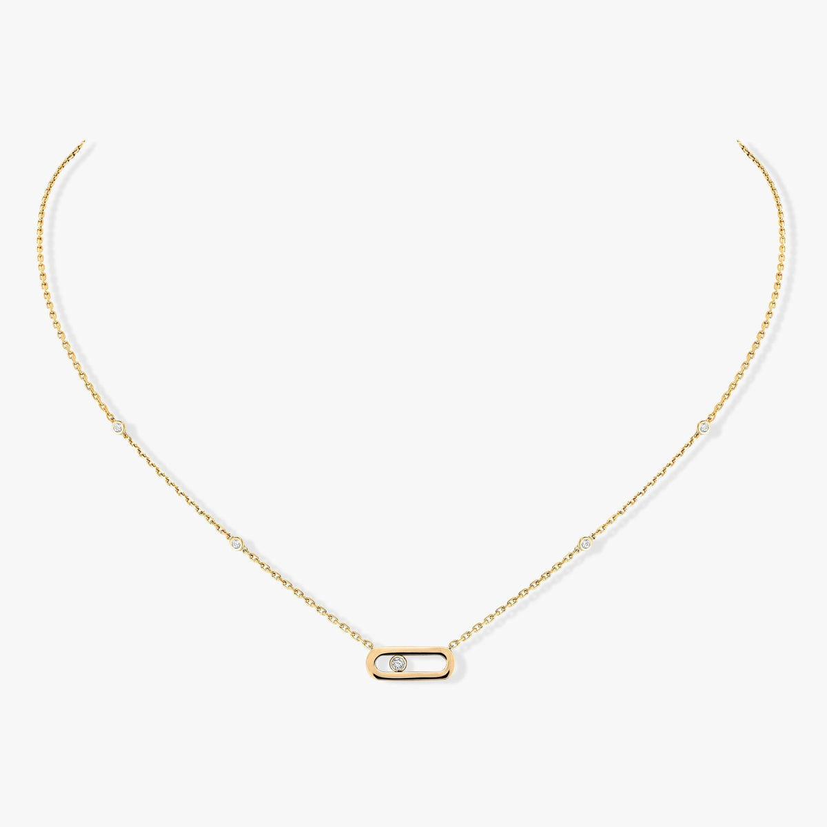 [OrnoraJewelry]MOVE UNO DIAMOND NECKLACE