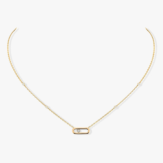 [OrnoraJewelry]MOVE UNO DIAMOND NECKLACE
